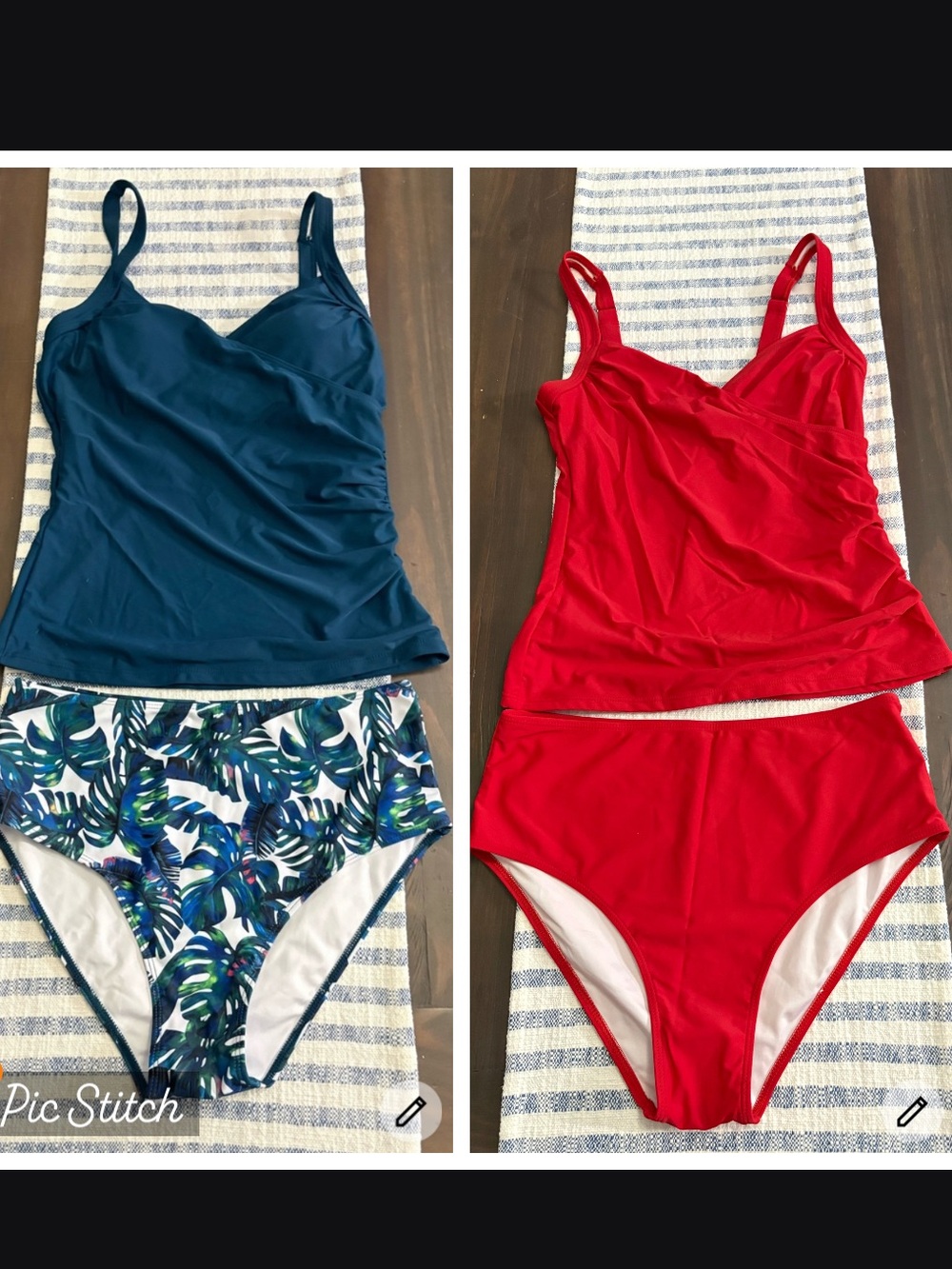 NEW Pair of 2 piece tankinis
